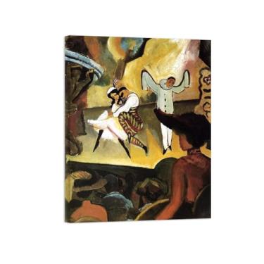 Imagem de Pinturas Famosas em Tela-Quadros Decorativos-Dance-Pôster e Impressões para Sala de Estar e Casa 20x25cm8x10in Tela Embrulhada