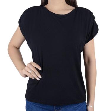 Imagem de Camiseta Feminina Giraffe Viscose Preta - 62378-Feminino