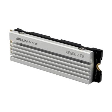 Imagem de LinkMore XE600 4TB M.2 2280 SSD, PCIe Gen4 NVMe unidade de estado sólido interna para jogos com dissipador de calor, até 7200 MB/s, compatível com Playstation 5, PS5