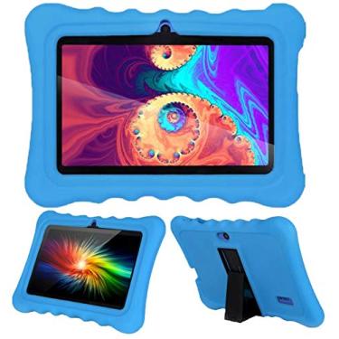 Imagem de Capa de tablet infantil de 7 polegadas à prova de choque para tablet infantil Dragon Touch Y88X Plus Y88X Pro/Haehne/YUNTAB Q88/ZONKO/Tagital T7K/Contixo/iRULU X37/SIXGO/INONI/LAMZIEN/Dasuy/CARRVAS, Azul