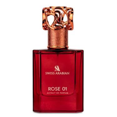 Imagem de Swiss Arabian Rose 01 - Luxury Products From Dubai - Fragrância em spray EDP pessoal de longa duração e viciante - aroma característico sedutor - 50 ml