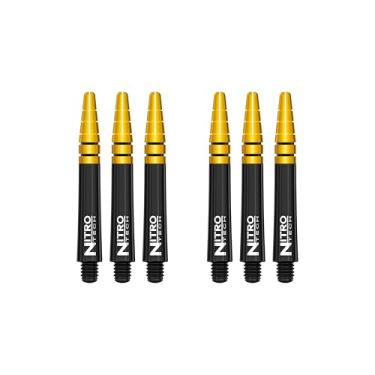 Imagem de RED DRAGON Hastes Curtas Nitrotech - Preto e Dourado - 2 conjuntos por pacote (6 hastes no total)