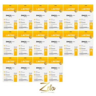 Imagem de Kit 16 Lavitan Zinco Quelato 29,59mg 30 Comprimidos - Cimed