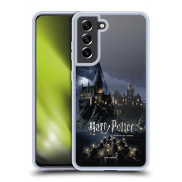 Imagem de Head Case Designs Capa de gel macio oficialmente licenciada Harry Potter Castle Sorcerer's Stone II compatível com Samsung Galaxy S21 FE 5G