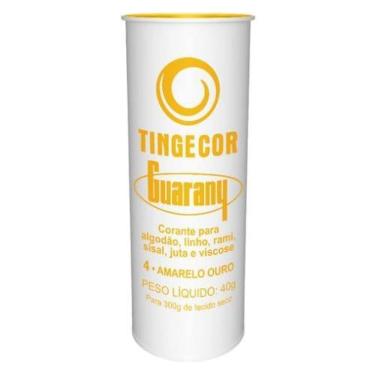 Imagem de Tinta P Tecido Corante Tingecor Guarany Tintol Amarelo Ouro