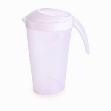 Imagem de Jarra de Suco Água 3,7 Litros Grande de Plástico Com Tampa Plásutil Re