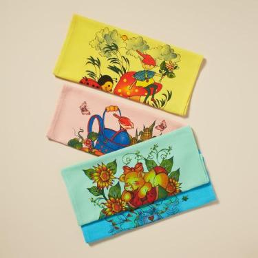 Imagem de Kit 20 Panos De Prato Copa Atacado Pé De Galinha Itatex - Pano a pano