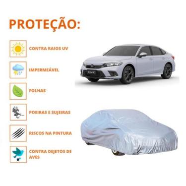 Imagem de Capa Cobrir Carro Honda Civic Protege Qualidade Impermeável - Mosaner 
