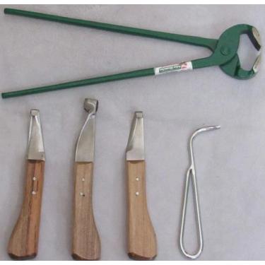 Imagem de Kit Ferrador Casquear Completo Profissional Lançamento - Couros Allas