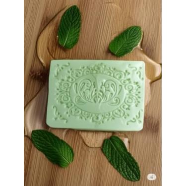 Imagem de Sabonete Artesanal de Hortelã (Hortelã e Óleo de Coco)