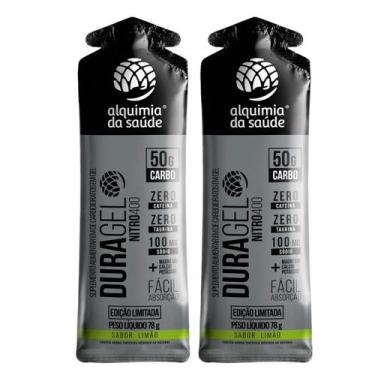 Imagem de 2x Carbogel Box 50g Carbo Nitro400 Alquimia da Saúde Limão 15 Unidades