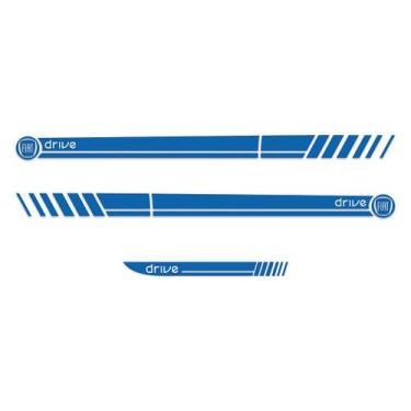 Imagem de Adesivo Faixa Lateral Sport Fiat Argo Modelo 5 - Cromo Sign