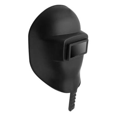 Imagem de oshhni Máscara de solda com proteção facial antirrespingos, tela de visualização, equipamento de proteção leve para reparo, máscaras de soldador, capacete de