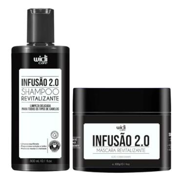 Imagem de KIT INFUSÃO 2.0 MASCARA E SHAMPOO 300ML CONTROLE DO Ph DO CABELO WIDI CARE