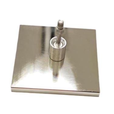 Imagem de Gralara Mini base de torno em miniatura para de metal, base de fixação para modelos, hobbies, pequenos eletrônicos, Quadrado