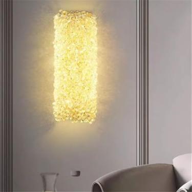 Imagem de Lâmpada De Parede LED Moderna De Cristal Luxo - Decoração De Arte Fashion Para Sala De Estar, Quarto, Villa, Hotel, Escadaria E Corredor (Estilo 33 D12H40CM)
