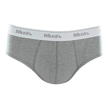 Imagem de Cueca Slip Básica, Mash, Masculino, Cinza, GG