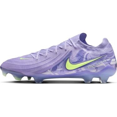 Imagem de Nike Chuteira de futebol United Phantom GX 2 Elite FG de cano baixo (HF1597-500, ágata roxa/pouco volt), Ágata roxa/pouco volt, 41