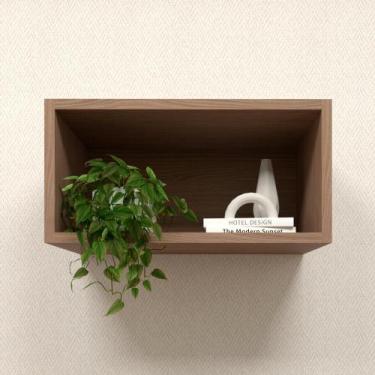 Imagem de Nicho 50cm X 25cm X 25cm Amadeirado - Unittà Móveis Sob Medida