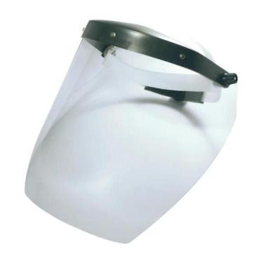 Imagem de Protetor Facial Incolor 8" com Catraca Carbografite