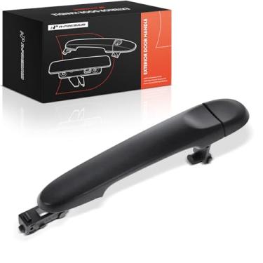 Imagem de A-Premium Maçaneta externa do lado do passageiro dianteiro direito compatível com Nissan Versa 2012-2019, preto texturizado