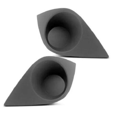 Imagem de Par Grade Moldura Milha Palio 2012 13 14 A 2017 Sem Furo Cza