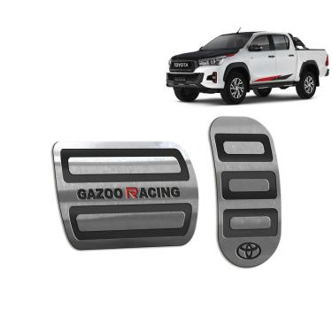Imagem de Pedaleira Automático Toyota Hilux Gr Sport 2019-2021 Preto