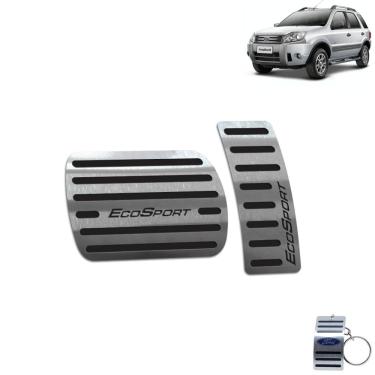 Imagem de Pedaleira Automático Inox Ford Ecosport 2003 A 2012 Preto