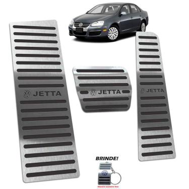 Imagem de Descanso + Pedaleira Volkswagen Jetta 2007 a 2010 Preto