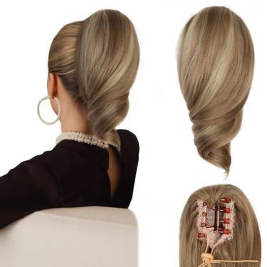 Imagem de Extensão de rabo de cavalo ZQIAN BEAUTY 30 cm de cabelo sintético enca