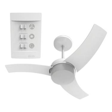 Imagem de Ventilador Teto Aliseu Wave Parede Moderno Potente Vento Cor Da Estrut