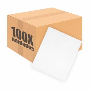 Imagem de Kit Com 100 Placas De Eva Escolar Seller - 48cm X 40cm, Branco