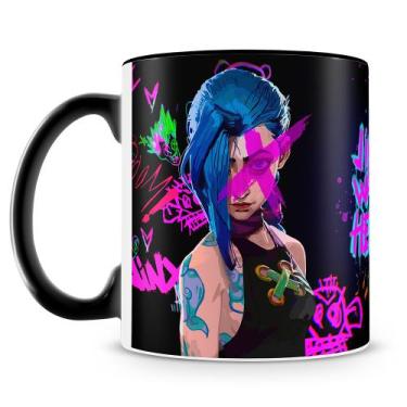 Imagem de Caneca Personalizada Arcane - Jinx - 325ml - Cerâmica - Amo Canecas