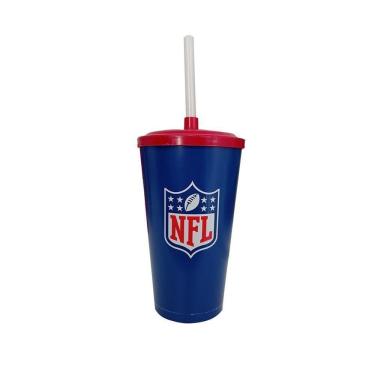 Imagem de Copo suco calderetta 500ml nfl logo - nfl