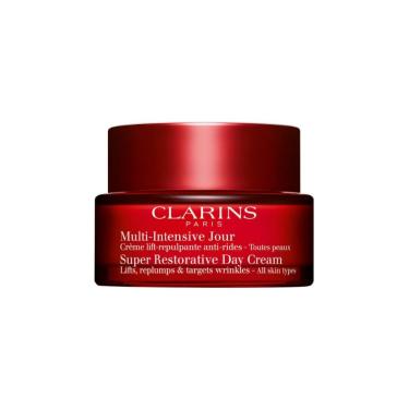 Imagem de Facial Diurno Anti Idade para Mulheres com Mais de 50 Anos, Levanta e Suaviza a Pele, CLARINS, Vermelho