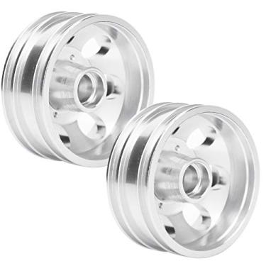 Imagem de Domary Liga Dianteira Traseira Rodas Jantes, Usinagem CNC, à Prova de Choque (com) 7 Raios, (para) Tamiya 1/14 Caminhão Trator (Largura frontal de 140 mm / 5,5in)