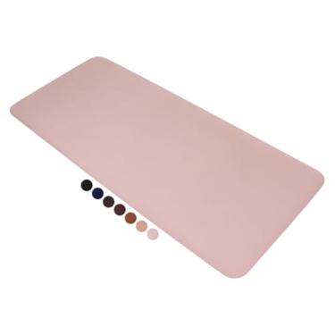 Imagem de Mouse Pad Gamer Grande 70x30cm | Desk Pad em Couro para Precisão no Jogo e Conforto no Trabalho (Rosa)