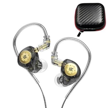 Imagem de EDX Pro Fone Intra Auricular - Fone EDX Pro Com Driver Magnético Duplo, Cabo Substituível, Perfeito Para Retorno de Palco Com Case Proteção - Fone de Ouvido Retorno de Palco (Black)