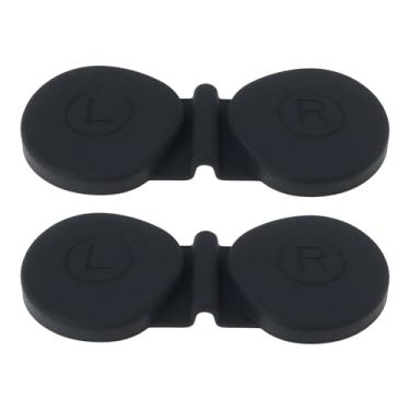 Imagem de Be In Your Mind 2 peças de capa protetora de lente de silicone à prova de poeira compatível com fone de ouvido Meta Quest 3S VR antiarranhões lavável