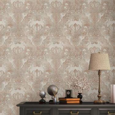 Imagem de Papel de Parede Metropolitan Stories 3 Arabesco Cinza 391191MS