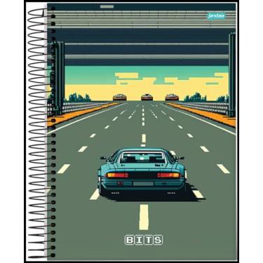 Imagem de Jandaia - Caderno Espiral Univ CD 10 Matérias 160Fls BITS - Pacote com 4 unidades