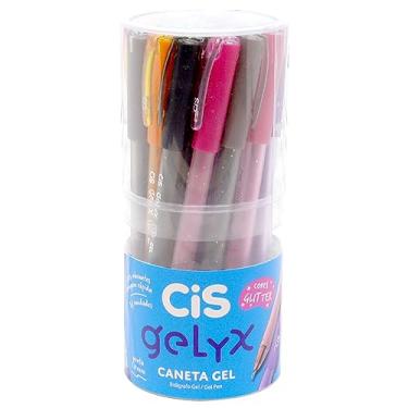 Imagem de CIS Caneta Gel Gelyx Glitter Ponta 1.0 mm, Pote com 24 unidades