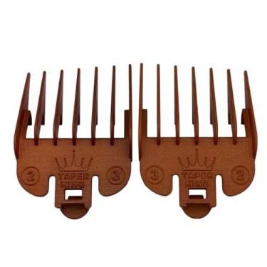 Imagem de Taper King Pentes guia premium – afunilados à prova de tolos e desbotamento em casa! Topázio (#2 a #3) - Compatível com cortadores Wahl/Conair!