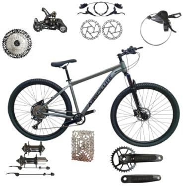 Imagem de Bicicleta Aro 29 Absolute Nero 5 12V MTB Aluminio Freio Hidráulico Suspensão 80mm Unissex (Cinza, 13)