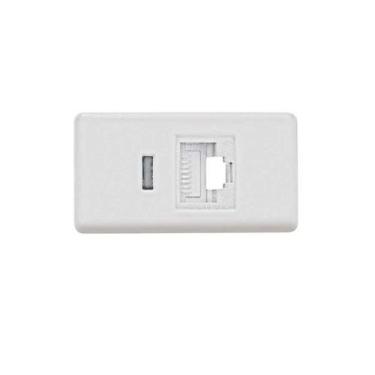 Imagem de Liz Módulo de Tomada para Telefone Rj11 Branco - Tramontina