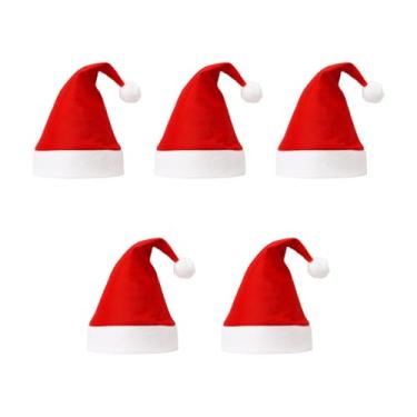 Imagem de Gorro Touca Papai Noel Natal Poliéster Brilho 38x28 cm (5)