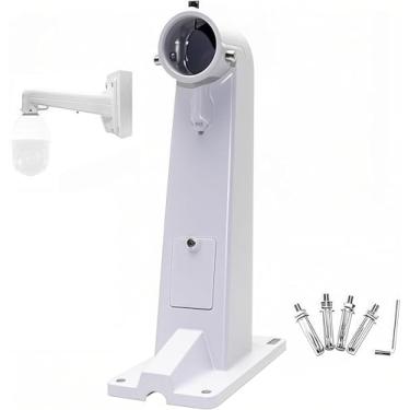 Imagem de BeElion suporte de montagem de parede de liga de alumínio para câmeras internas/externas universais para CCTV Hikvision PTZ