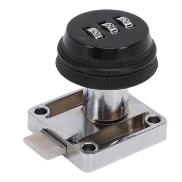 Imagem de Asixxsix Fechadura de Came de Gabinete Combinada, Fechadura Codificada por Senha de 3 Dígitos Com Código Redefinível para Gaveta de Armário, Caixa de Correio Segura, Acabamento Em Liga