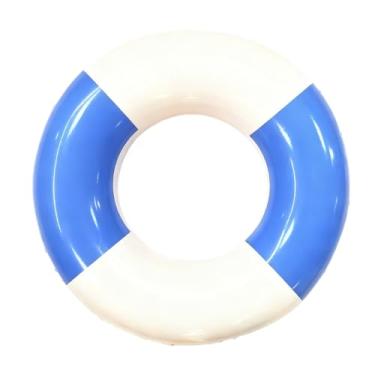 Imagem de Boia Redonda 70cm E 90cm PVC Flexível Resistente Temperaturas Inflável Abrasões Rosa Azul Escuro Praia Lago Clube Piscina Boia(azul,90cm)