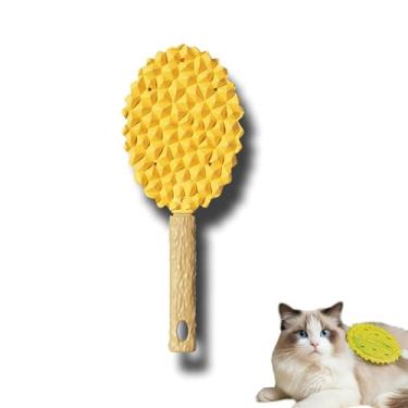 Imagem de Escova de gato para queda de cabelo, escova de limpeza de cabelo, ferramenta de massagem de banho